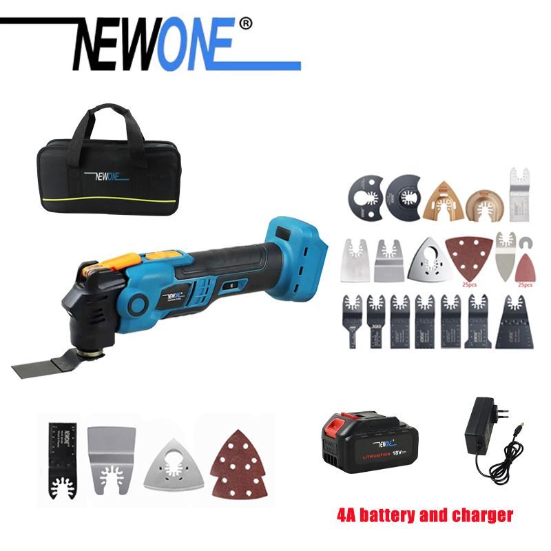Home Barbershop - Newone Kabelloses Multifunktionswerkzeug mit Schnellverschluss, oszillierendes