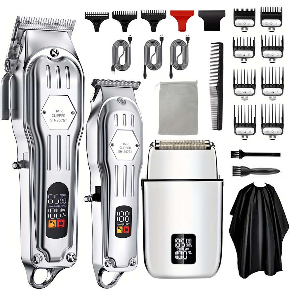 Home Barbershop - Professionelles Haarschneide- und Trimmer-Set für Männer