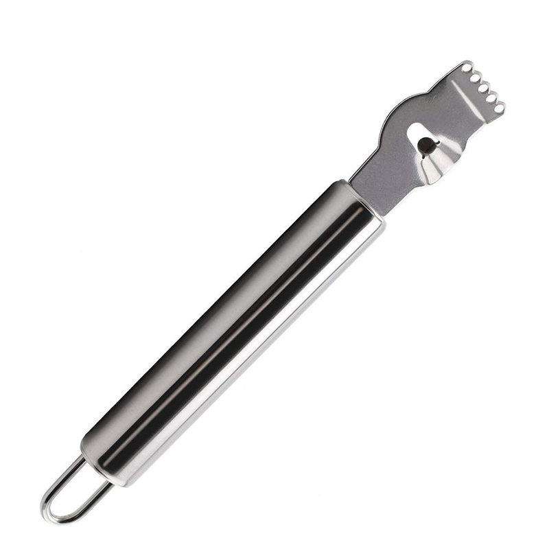 Peeler Channel Knife - LMETJMA Zitronen-Zester-Reibe aus Edelstahl mit Kanalmesser