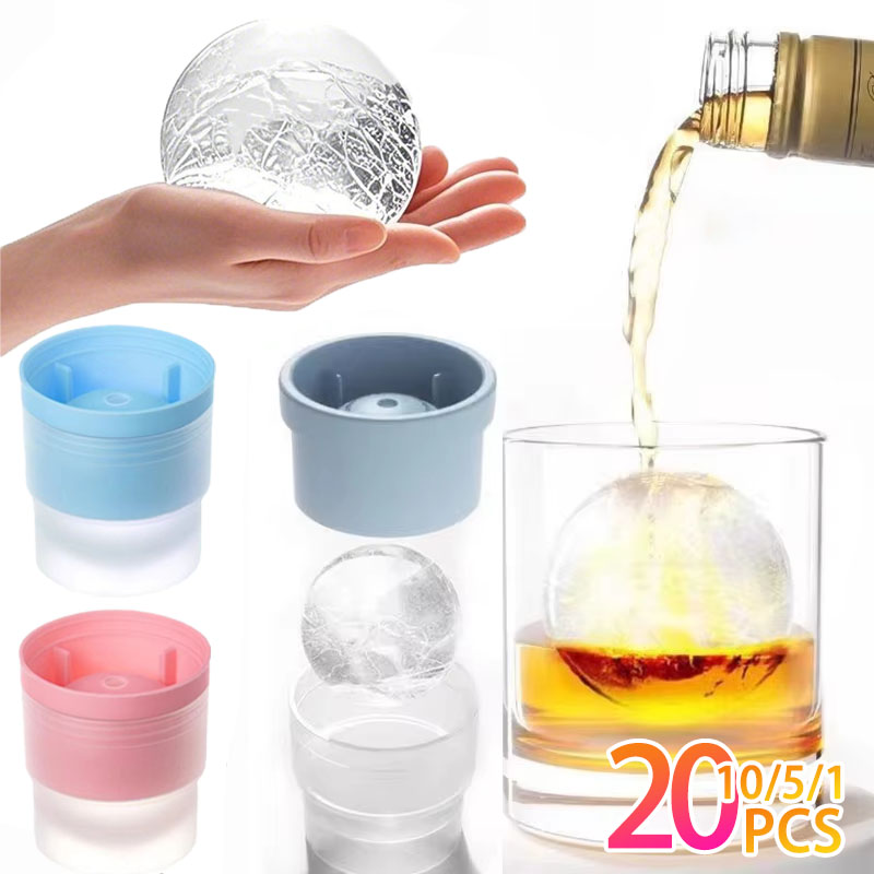 Ice Mold Sphere - 1-20PCS Große Eis Ball Maker Mehrzweck