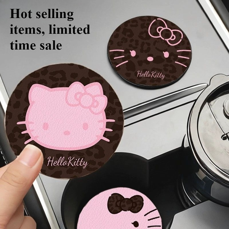 Bar Mat Rubber - Hello Kitty Auto-Untersetzer, Cartoon, niedlich, kreative