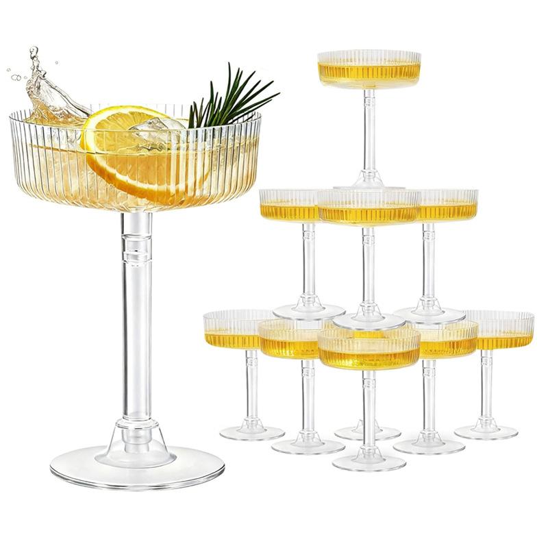 Klare Kunststoff-Martini-Desse – Home Bar Supplies Bewertung und Preis