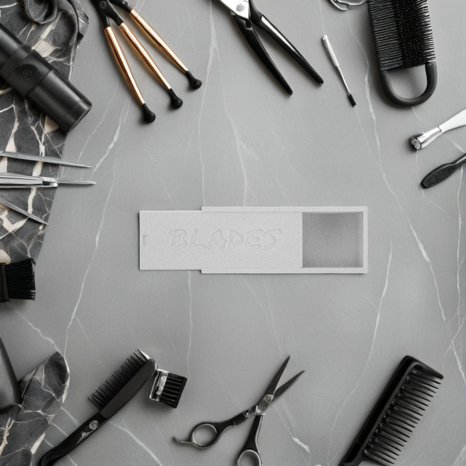 Weißer Doppelfach-Klingen-Aufb – Home Barber Bewertung und Preis