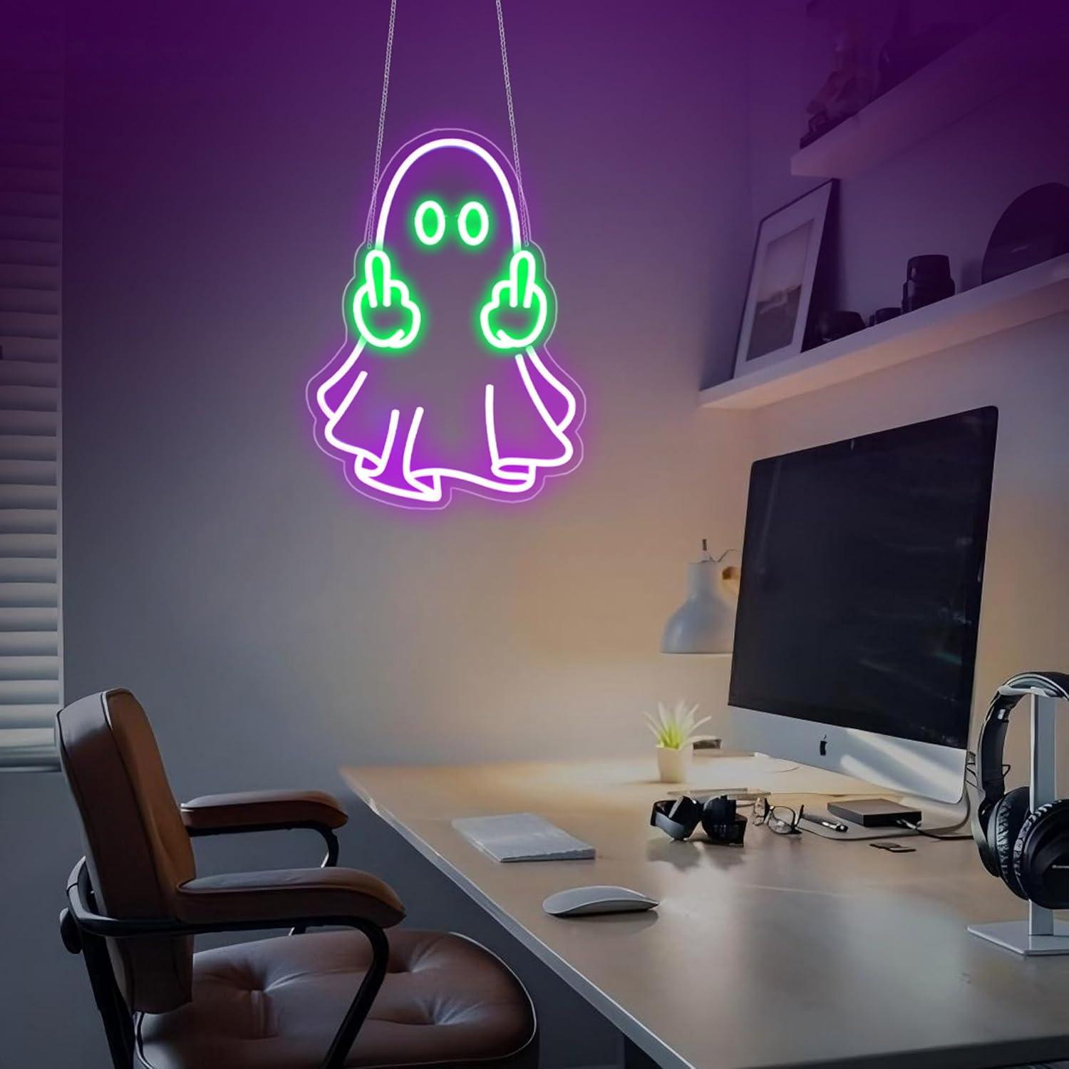 Geister-Neonschild USB-Betrieb – Home Bar Signs Bewertung und Preis
