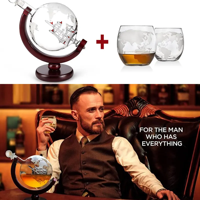 Whiskyglas-Set, Kristallkugel, – Decanter Globe Set Bewertung und Preis