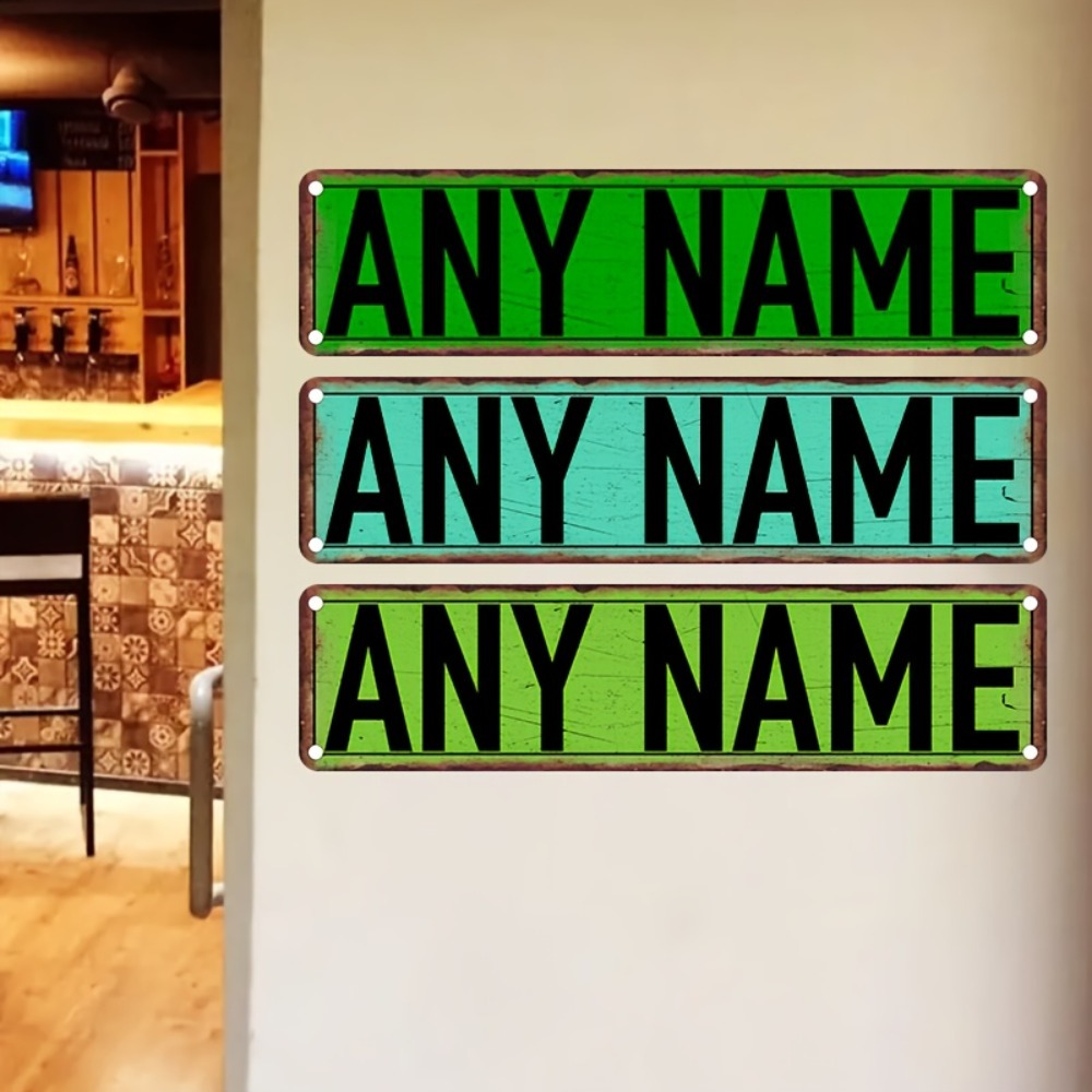 2D flaches, individuelles Stra – Home Bar Signs Bewertung und Preis
