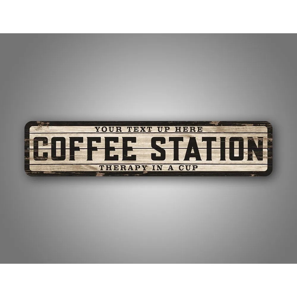 Individuelles Text-Logo-Schild – Home Bar And Coffee Bewertung und Preis
