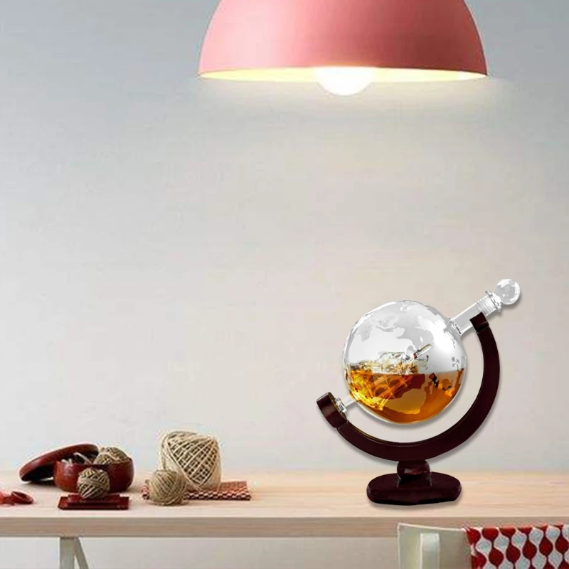 Anpassbarer Globus-Whisky-Deka – Decanter Globe Set Bewertung und Preis