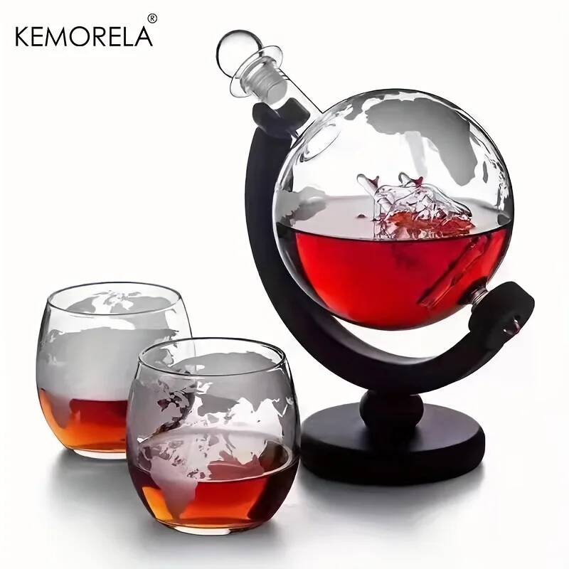 900ML Globe Whiskey-Dekanter-S – Decanter Globe Set Bewertung und Preis
