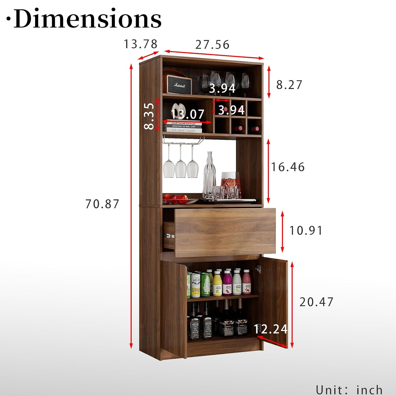Kaffeebar-Schrank, Aufbewahrun – Home Bar And Cabinet Bewertung und Preis