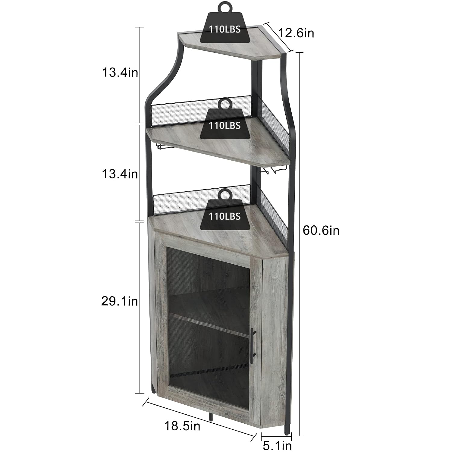 Eckbarschrank mit abnehmbarem  – Home Bar And Cabinet Bewertung und Preis